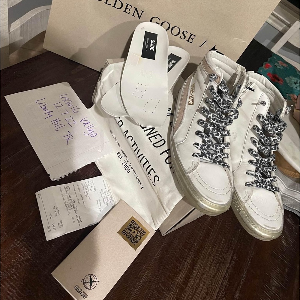 Brand New barely worn GG Slides